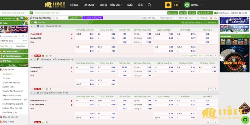 Vì sao nên chơi thể thao 11Bet
